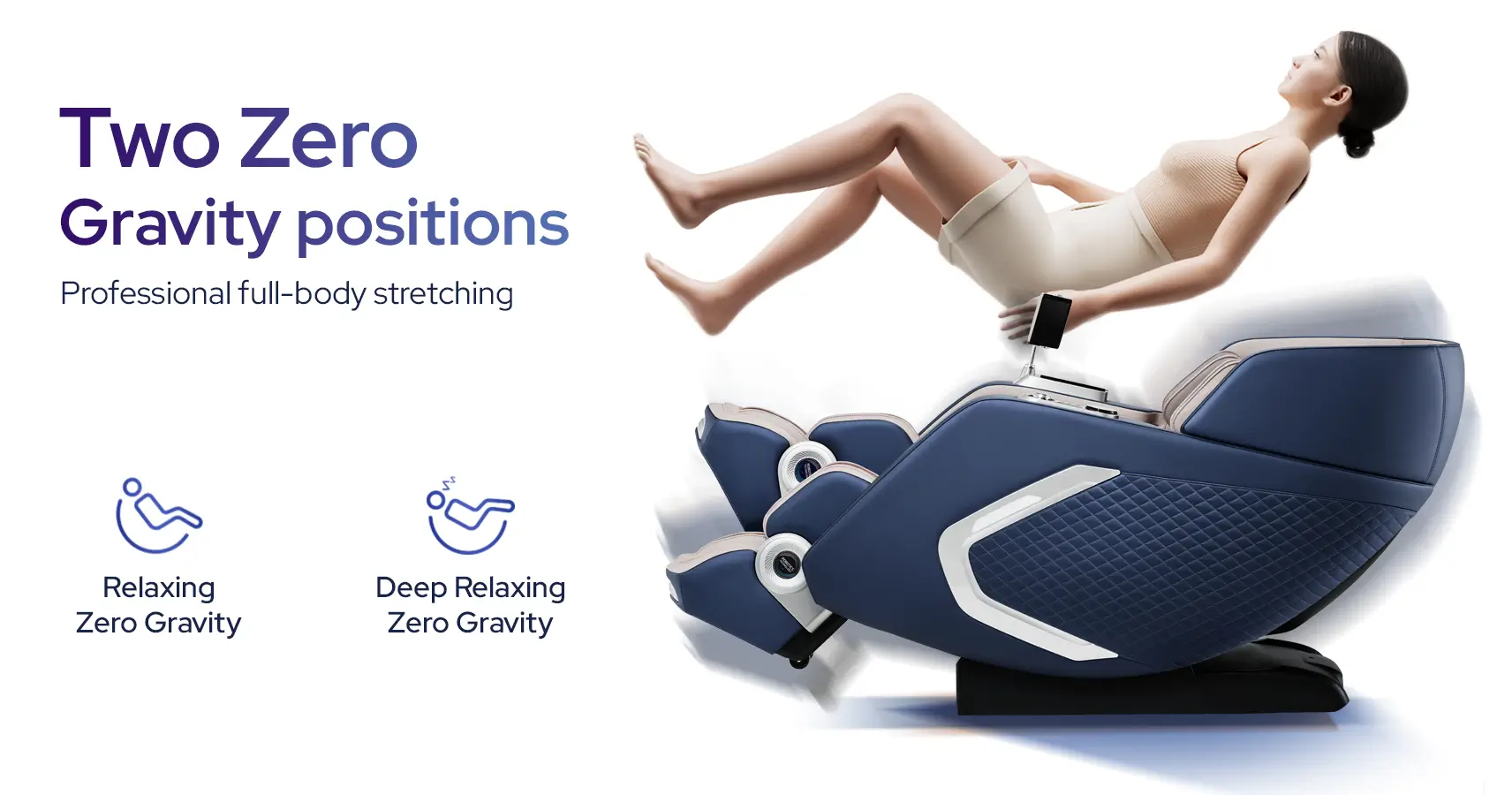 Two Zero Gravity Positions- Professional Full-Body Stretching