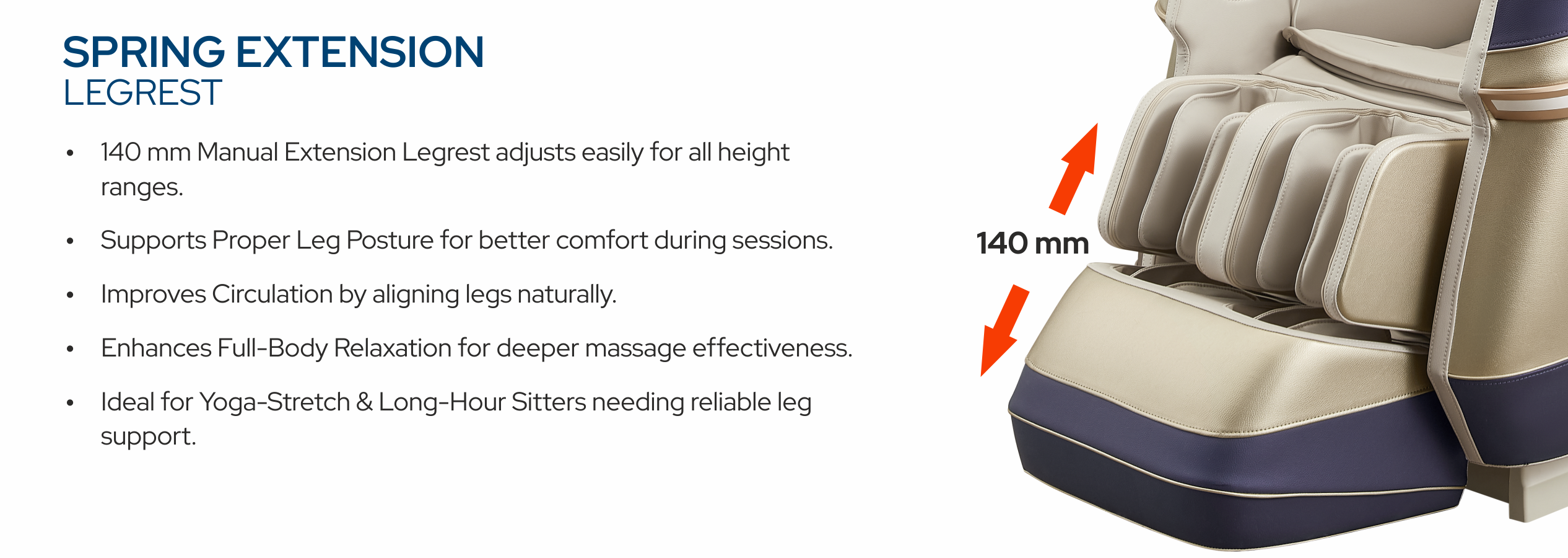 Spring Extension Legrest