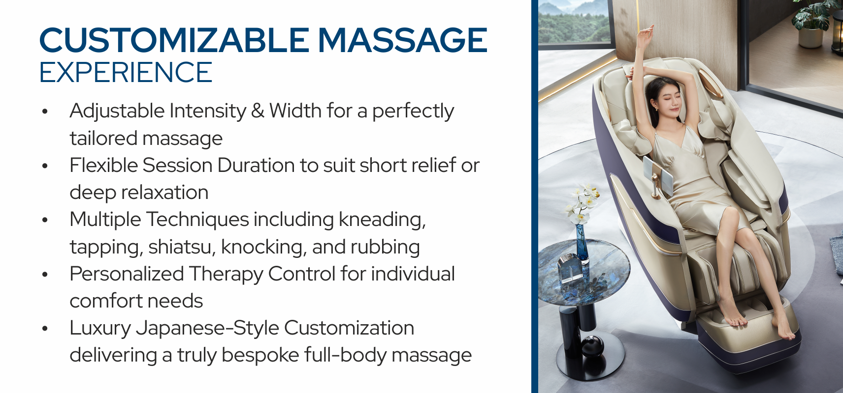 Customizable Massage Experience