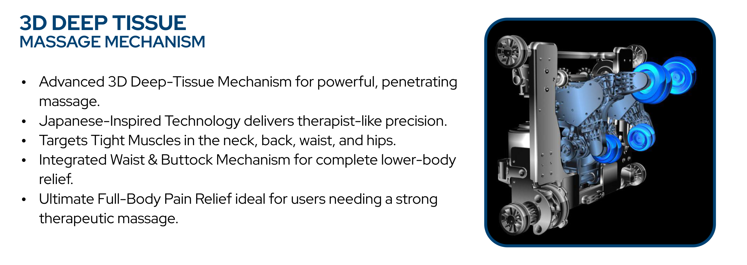 3D Deep Tissue Massage Mechanism