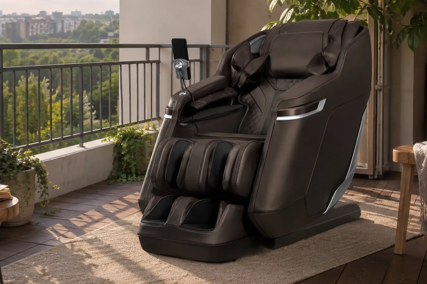 Sandeep Gupta  using Rotai R-NOVA massage chair